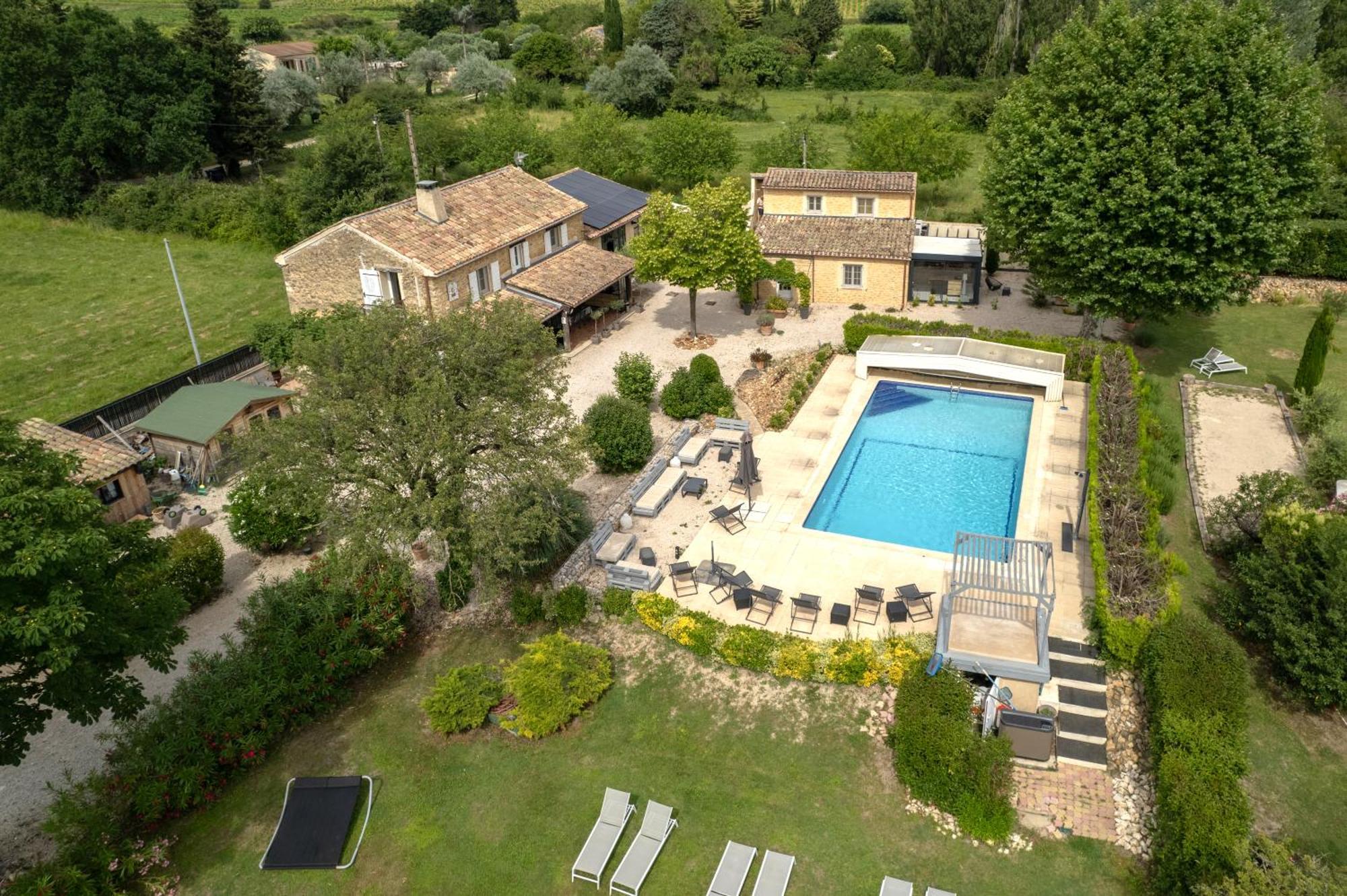 Chambres D Hotes Le Mas Julien Piscine Chauffee Adult Only Orange  Eksteriør bilde